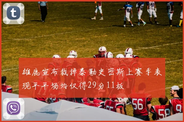 雄鹿宣布裁掉泰勒史密斯上赛季表现平平场均仅得29分11板